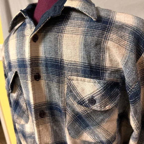 Vintage Quo Vadis Woodward's plaid button down shirt - Picture 2 of 7
